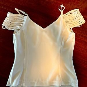 Cream Off the Shoulder Top